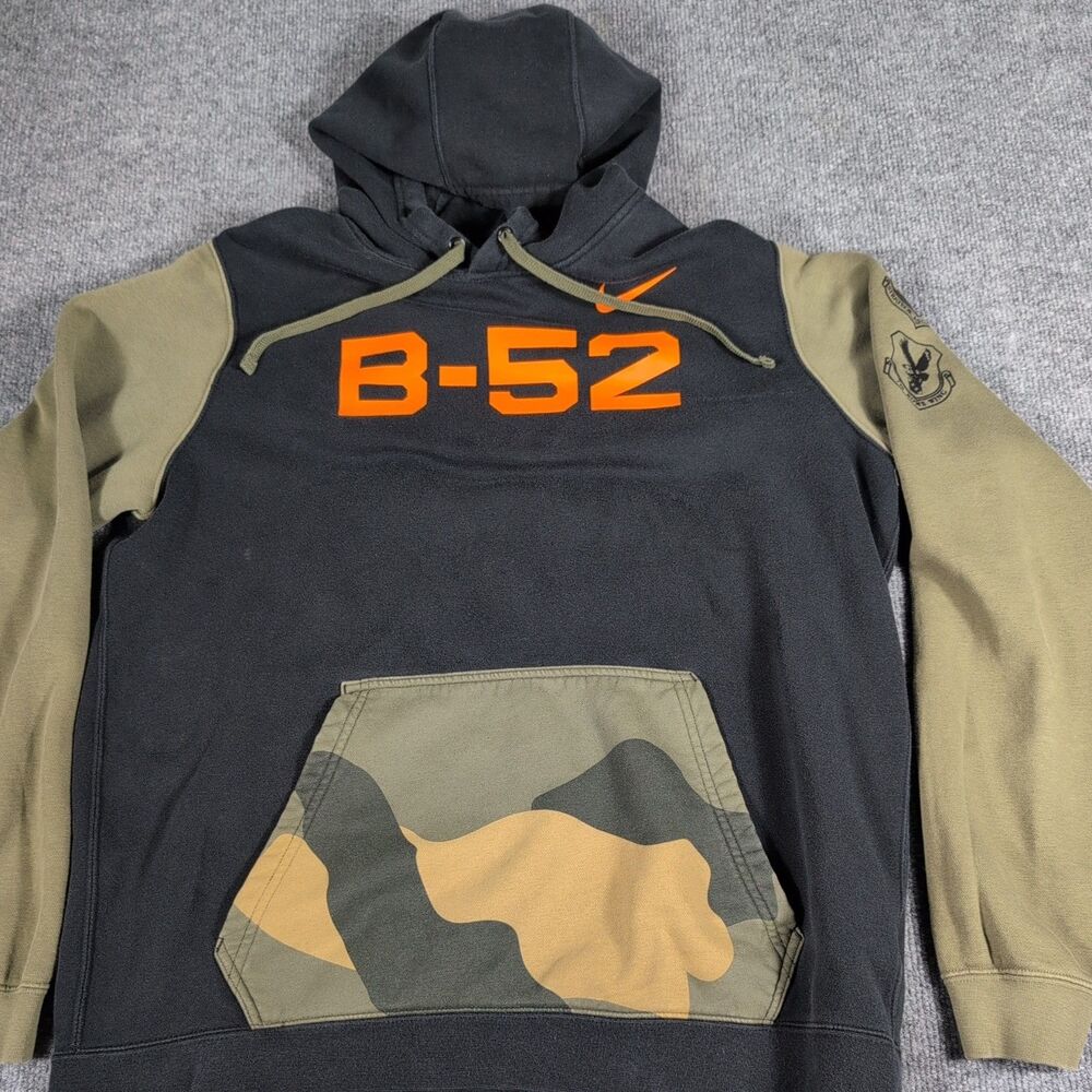 Nike Air Force Falcons B-52 Rivalry Hoodie Mens Large Block Pullover